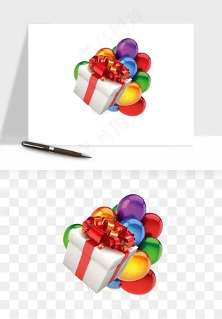 礼盒礼物png免抠