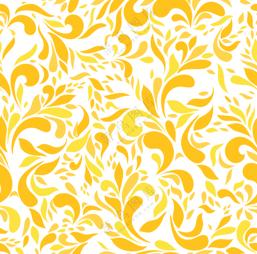 橙黄色的抽象效果装饰图案免抠图片