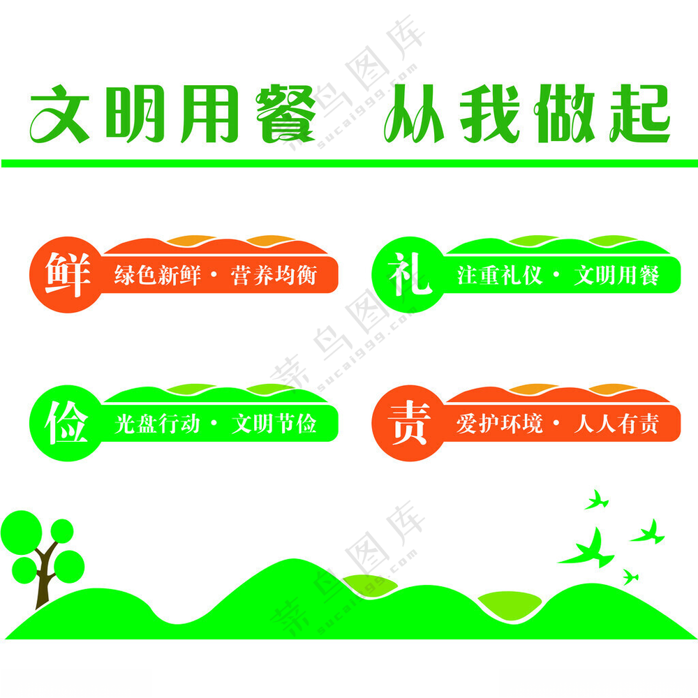 文明用餐 食堂文化文化设计广告设计