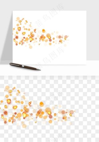 彩色光斑梦幻光点png免抠