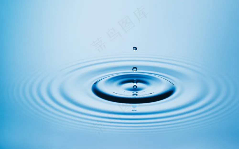 水滴 水  蓝色水 高清图