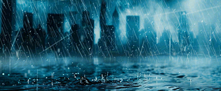 暴雨预警暴雪预警通知公告背景