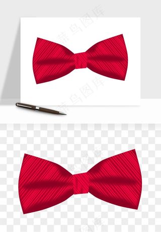 蝴蝶结西装领结png免抠