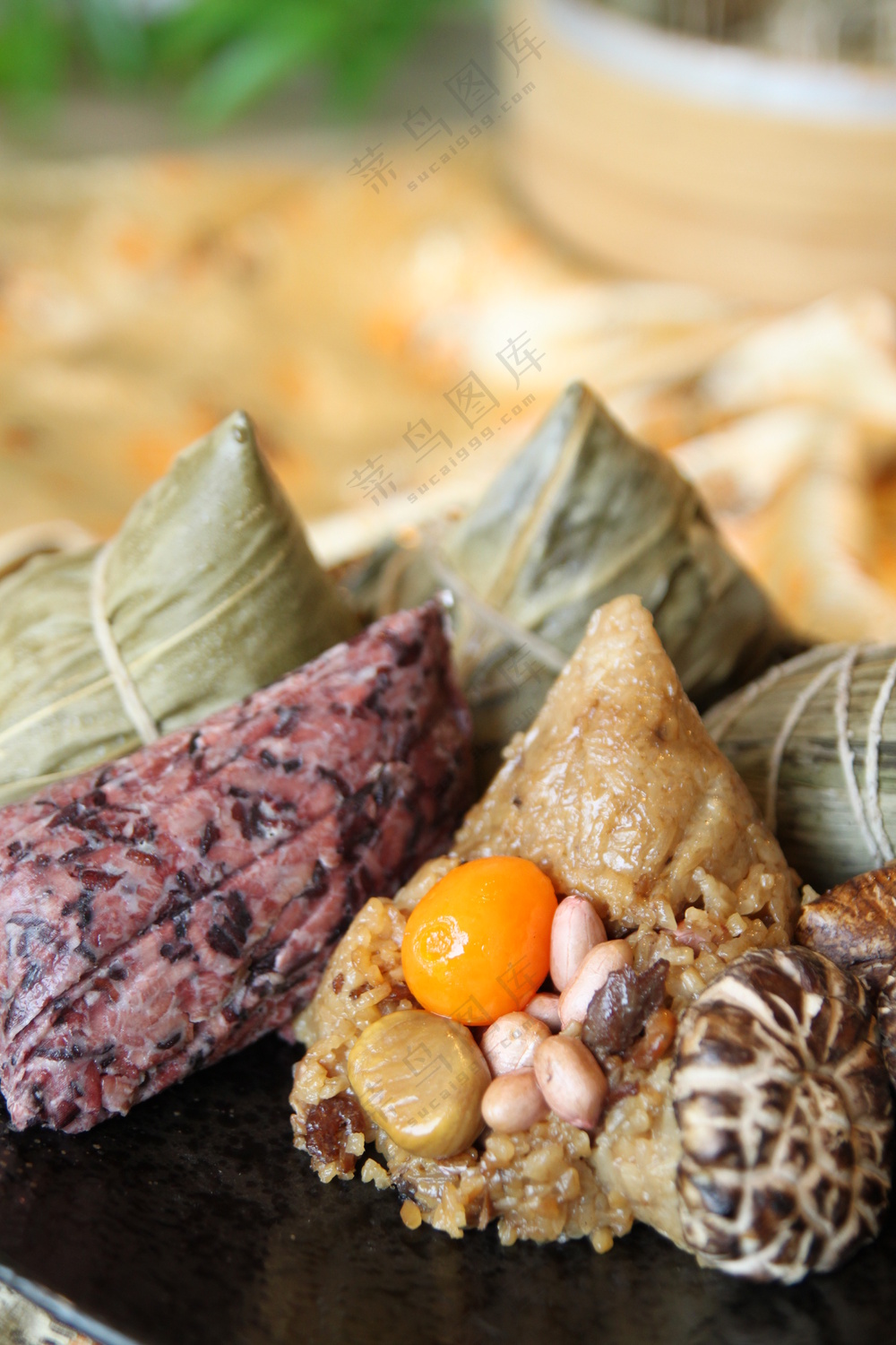 多种粽子照片图片包粽子粽子摄影裹粽籺粽子摄影端午节茶餐厅粽子