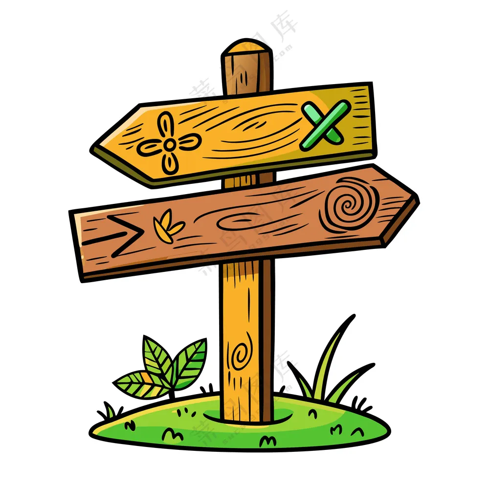 木质路标路牌指示方向