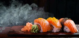 日韩料理美食摄影图背景