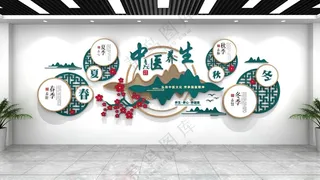 中医文化墙中医馆文化墙中医文化长廊
