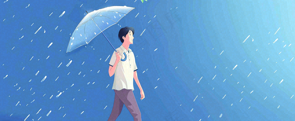 暴雨预警暴雪预警通知公告背景
