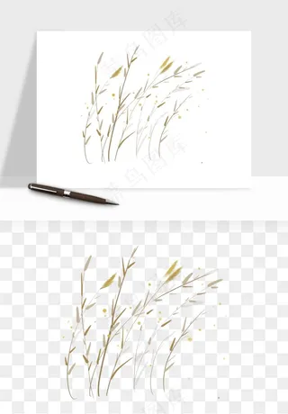 植物芦苇蒲苇香蒲png免抠