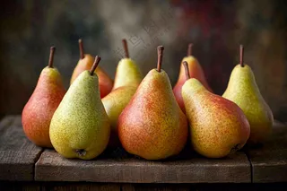 新鲜水果梨子摄影图