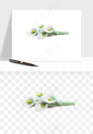 古风发簪头饰配饰png免抠