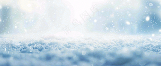 冬天白色闪耀的雪花寒冷唯美小寒大寒立冬大雪摄影图