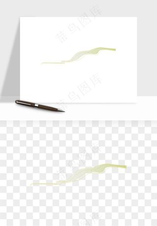 国潮线条祥云装饰png免抠