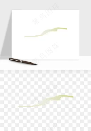 国潮线条祥云装饰png免抠