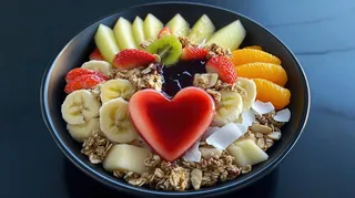 美食摄影美味沙拉果肉水果新鲜果盘