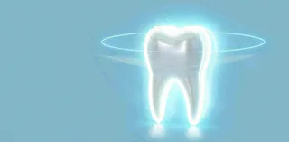 牙医牙科牙齿清洁美白插画背景