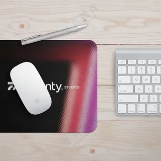 黑色文创鼠标垫样机-01