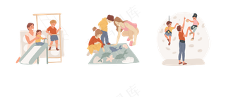 儿童娱乐卡通集合EPS源文件