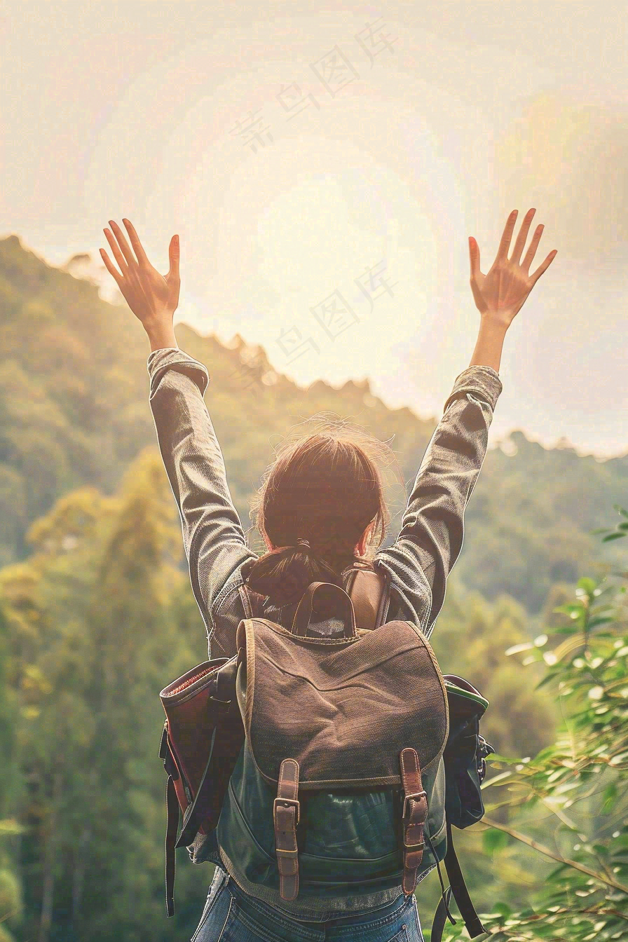 早安励志正能量简约摄影图