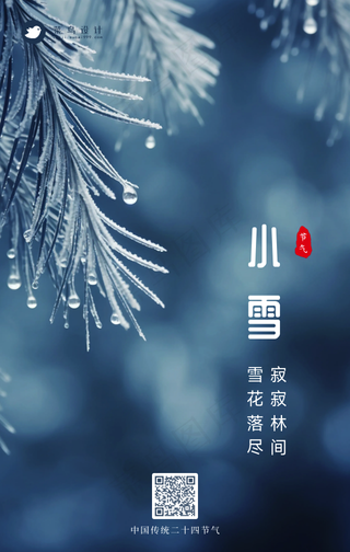 小雪手机海报