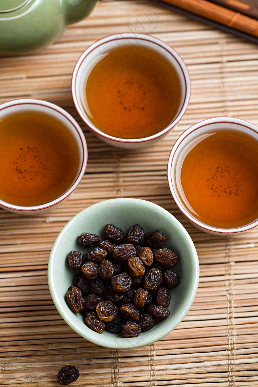 茶叶品茶茶道文化古色古香摄影图