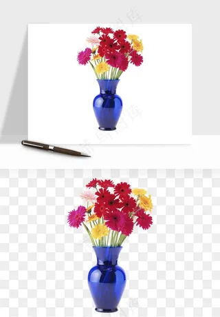 花瓶摆件花艺png免抠图