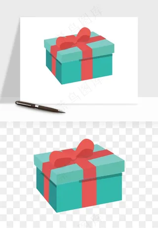 礼盒礼物png免抠