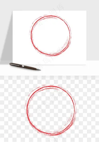 墨迹水墨圆圈圆环边框