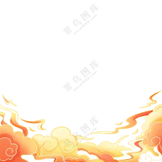 祥云纹样  国潮纹样  传统文化纹样 免扣素材
