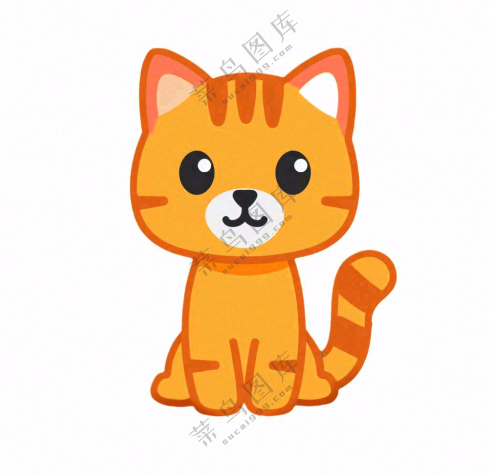 萌宠宠物卡通小猫可爱免抠