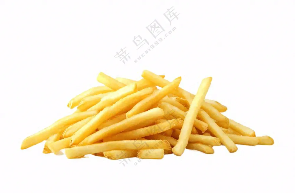 土豆薯条食物免抠