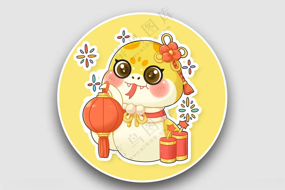 蛇年插画蛇年海报