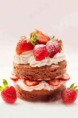 面包蛋糕甜点美食摄影图