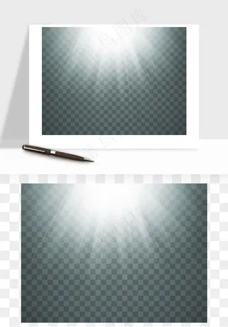 白光点光星光光效矢量png免抠