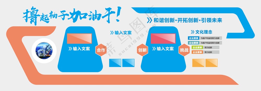 企业文化墙宣传栏素材