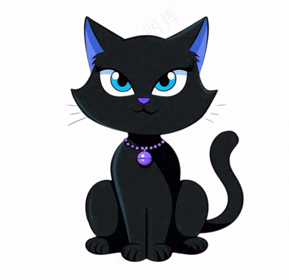 小猫猫咪宠物动物卡通插画免抠