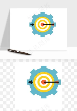 商务科技齿轮组矢量png免抠