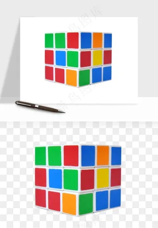 游戏魔方玩具png免抠