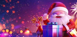 圣诞节卡通插画背景