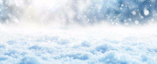 冬天白色闪耀的雪花寒冷唯美小寒大寒立冬大雪摄影图