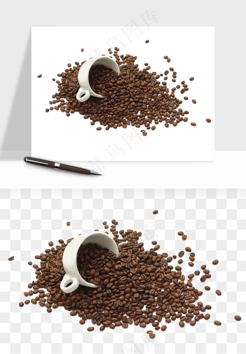 咖啡豆png免抠