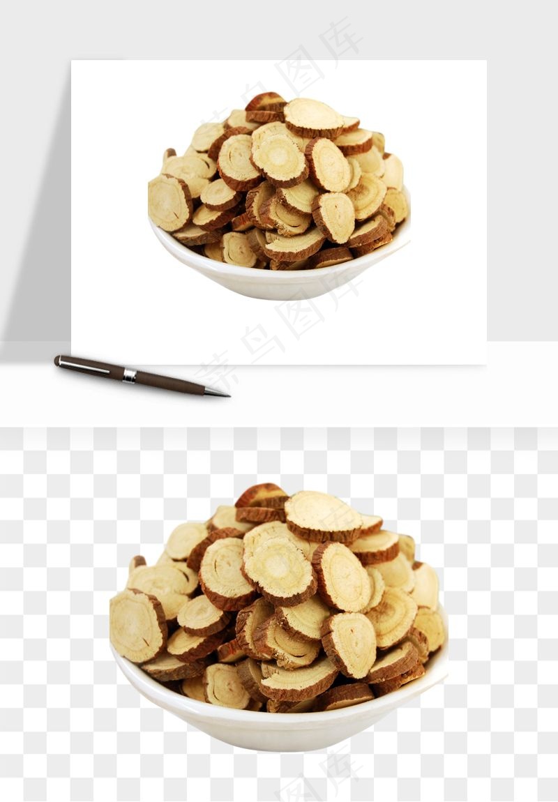 中药养生药材png免抠