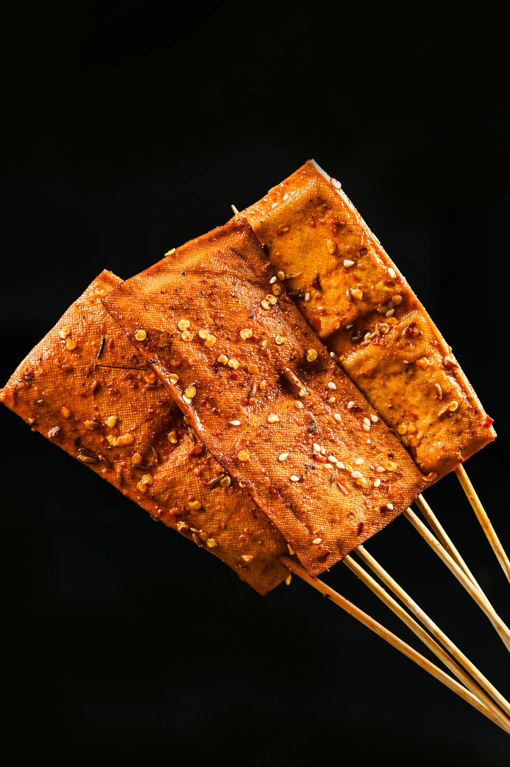 夜宵烧烤烤豆干