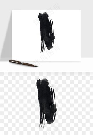 墨迹水墨圆圈圆环边框