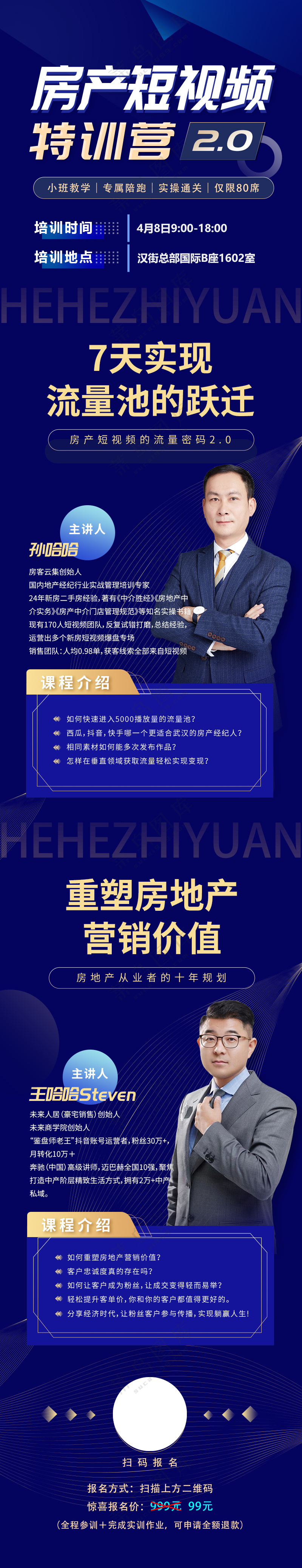 线上教育详情页宣传长图培训班海报模板PS源文件素材P16