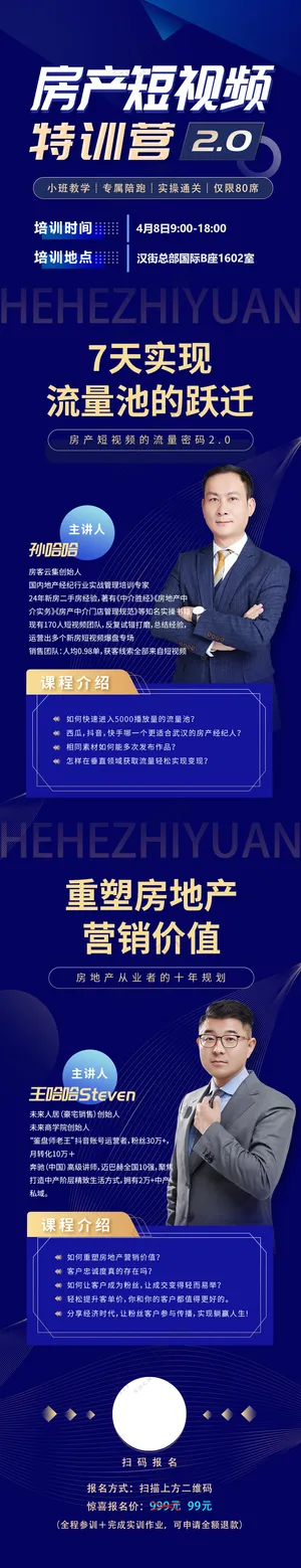 线上教育详情页宣传长图培训班海报模板PS源文件素材P16