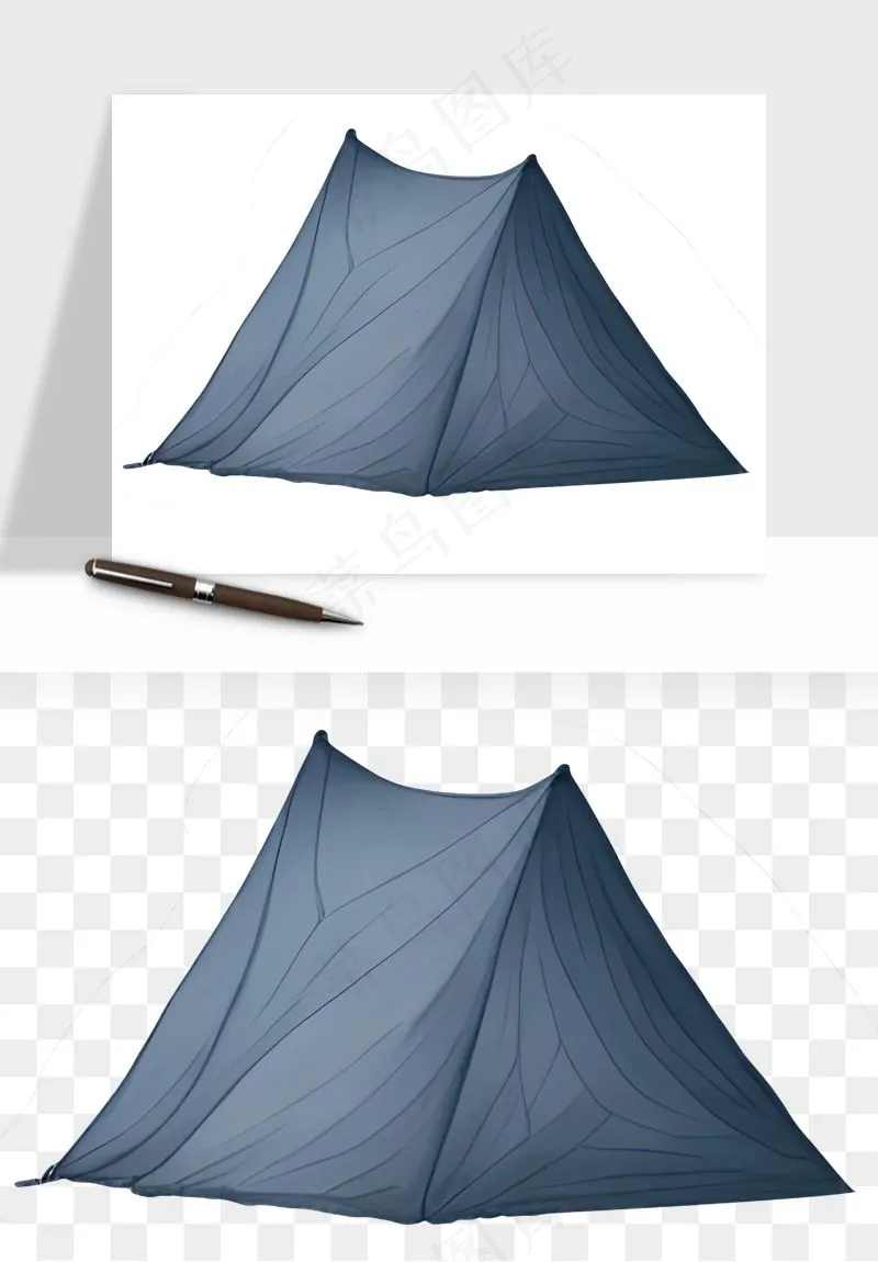 帐篷露营篝火png免抠