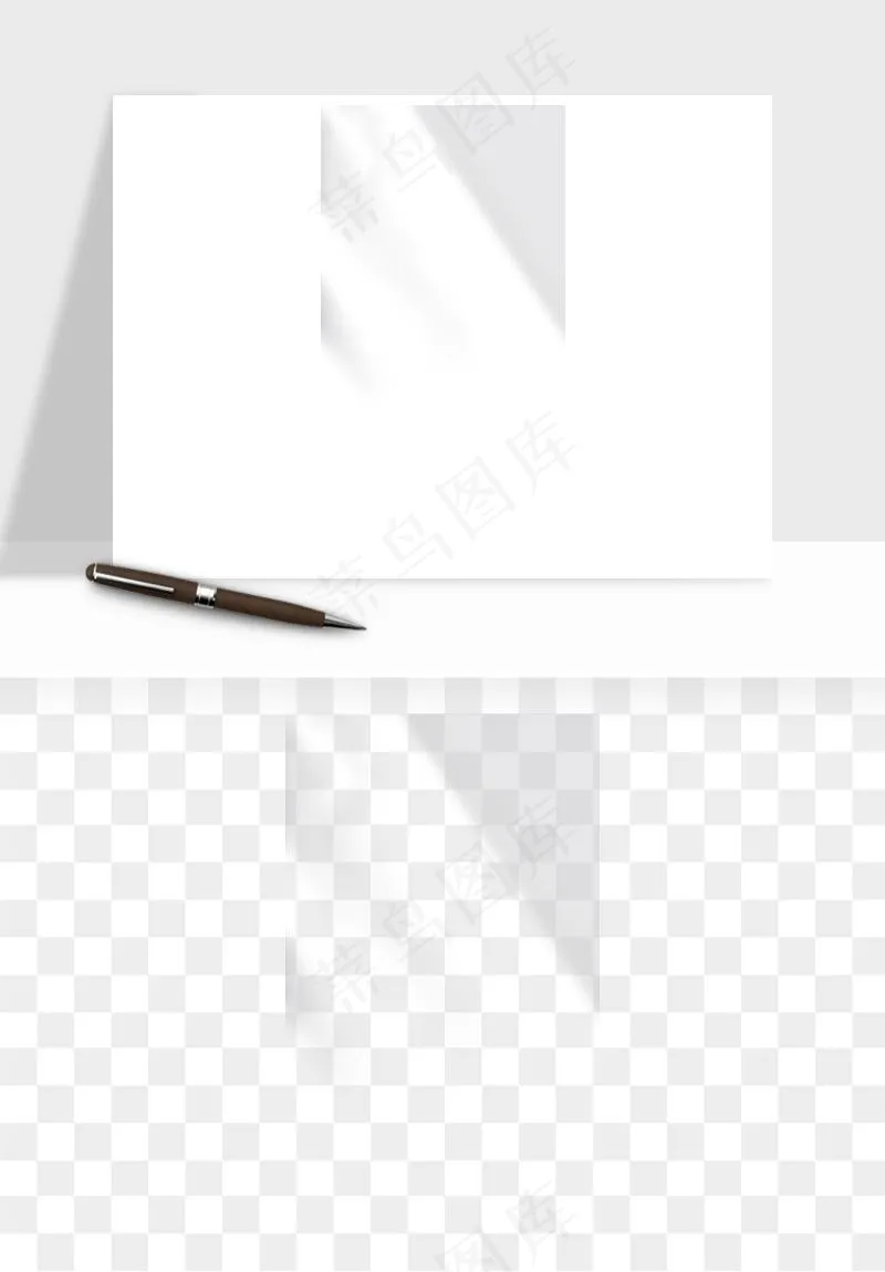 阴影植物窗户投影免抠元素