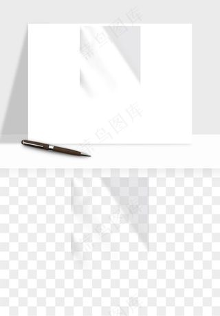 阴影植物窗户投影免抠元素