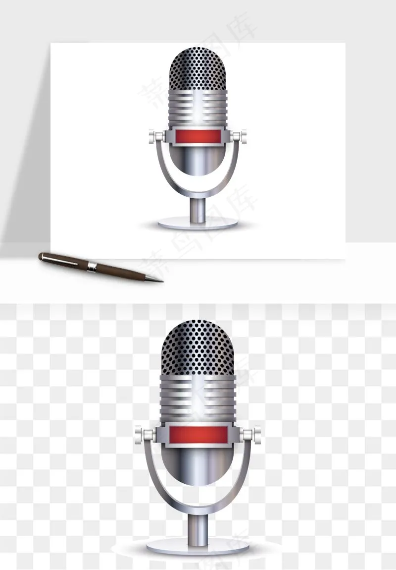 话筒直播麦克风png免抠